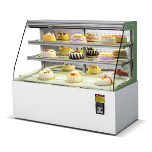 R&New single arc open three-layer display freezer A