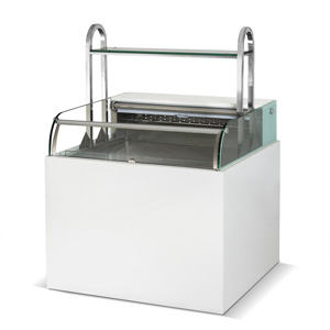 R&Single-sided single-layer open sandwich display case